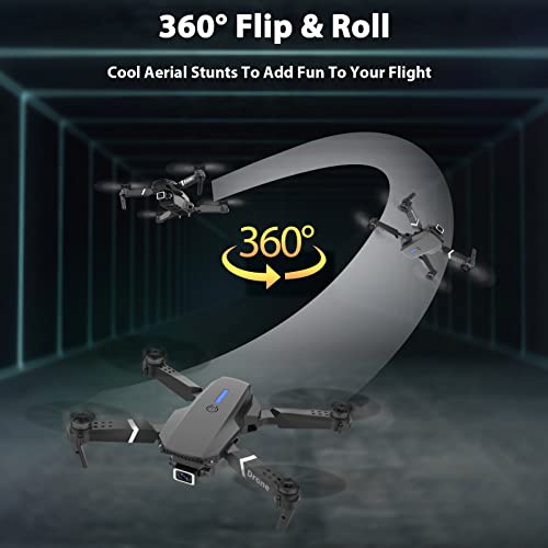 Foldable RC Quadcopter with Dual Camera, 1080P FPV, 3 Batteries I540735