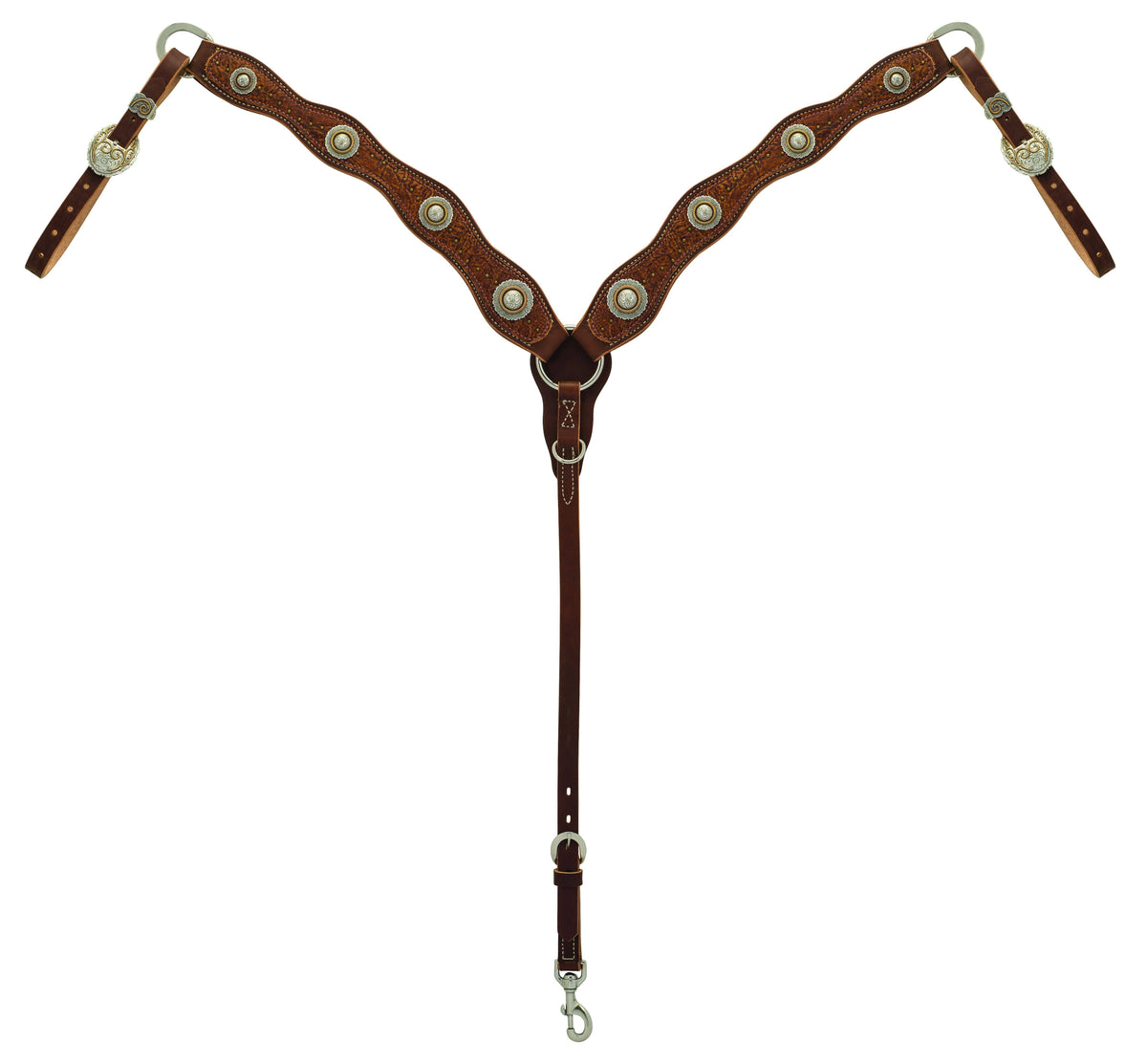 Western Edge Scalloped Breast Collar W485