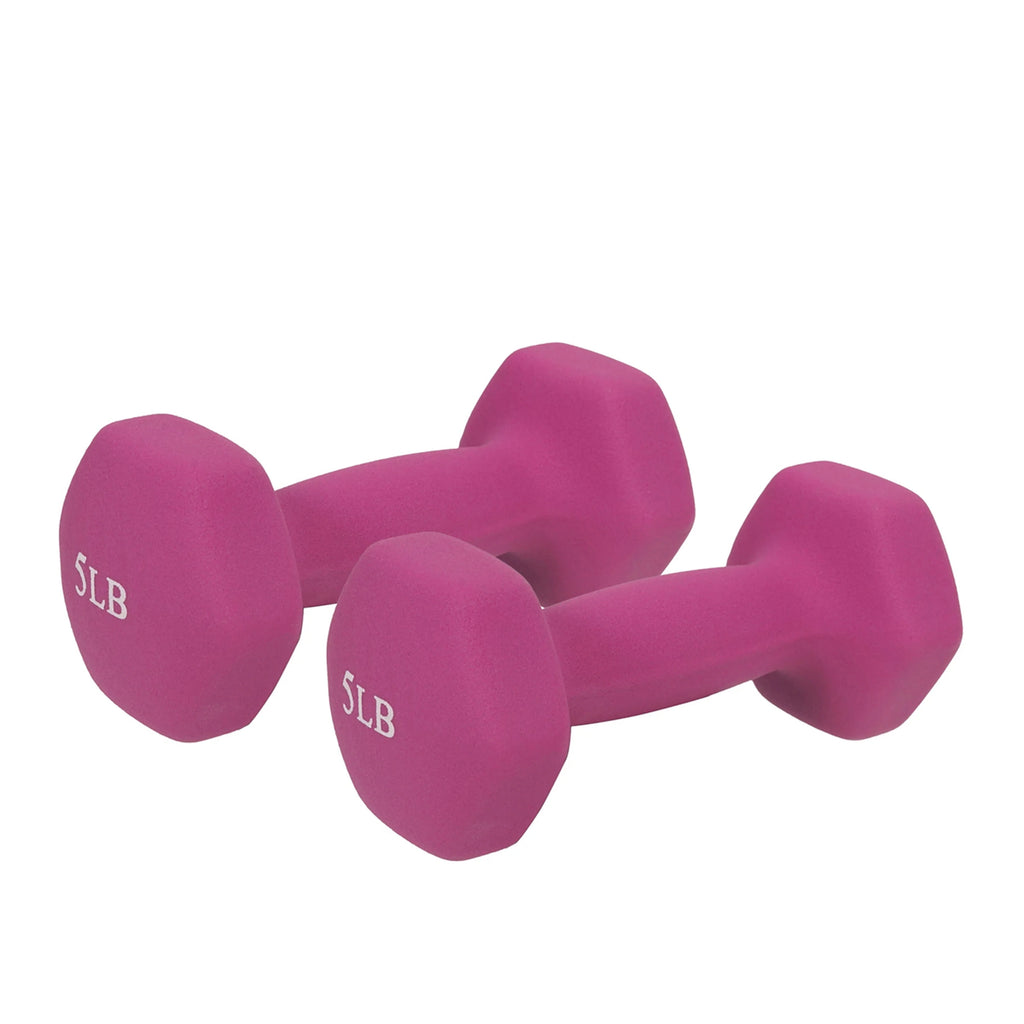 Neoprene Dumbbells 5 lbs Set of 2 O522