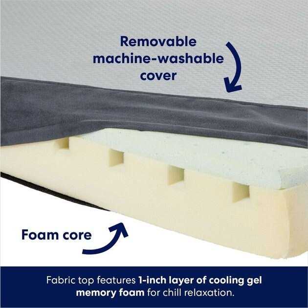 Cooling Orthopedic Dog Bed with Removable Cover Large T954016