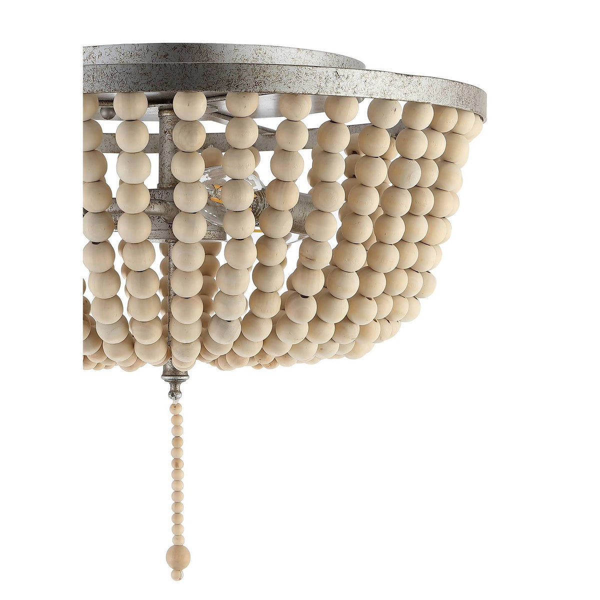 Antiqued Silver LED Flush Mount M939