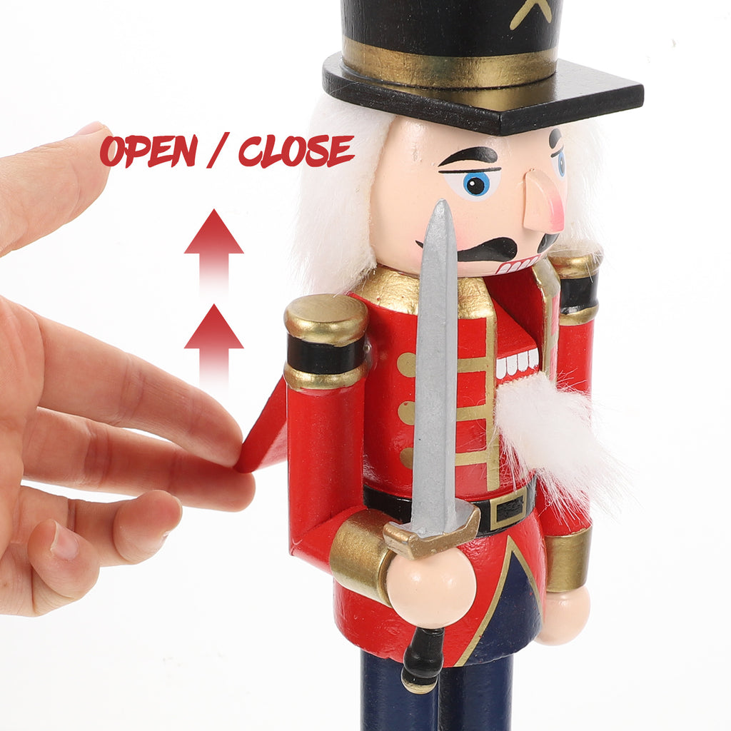 Wooden Christmas Nutcracker Doll Ornament P811528