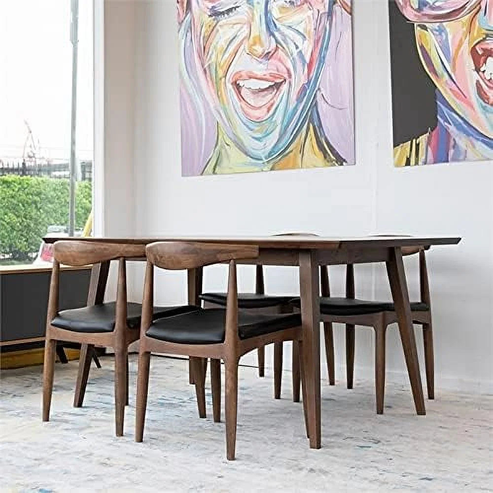 47 Inch Brown Walnut Dining Table K133