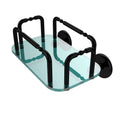 Wall Mounted Guest Towel Holder Matte Black V9660