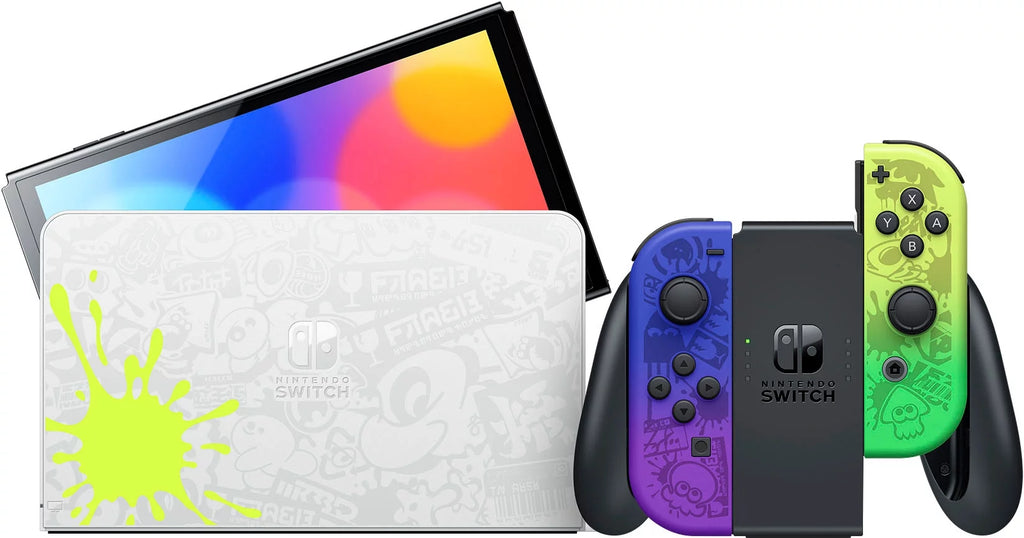 Nintendo Switch OLED Console with Game and Wireless Pro Controller A309