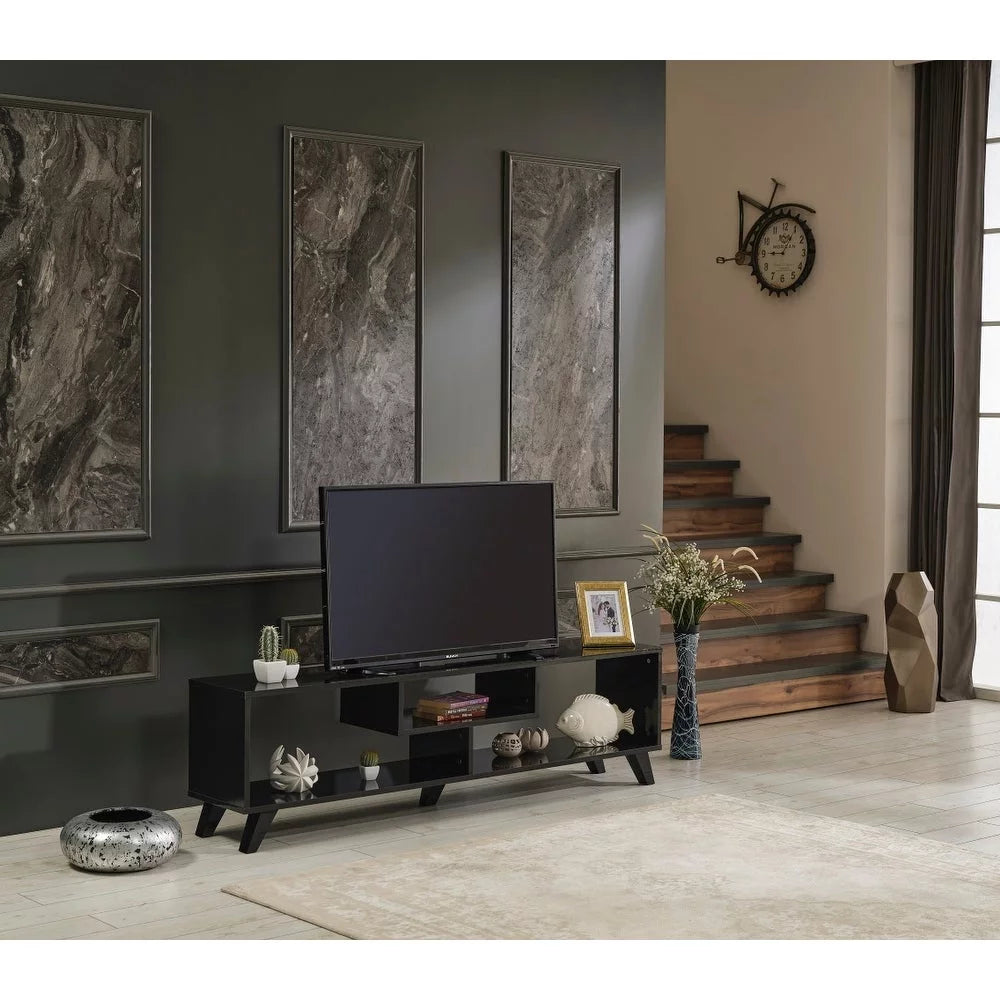 Mid Century Modern 67 inch Grey Tv Stand A444