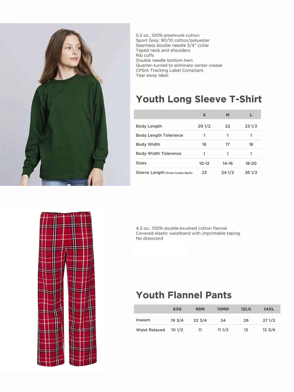 Matching Christmas Pajamas for Family V501