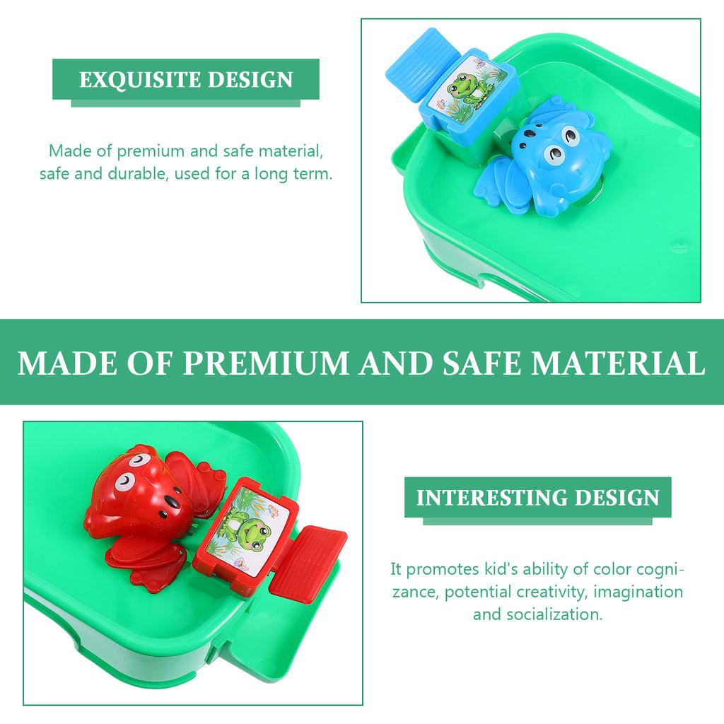 Montessori Educational Feeding Beads Frogs Game P65011