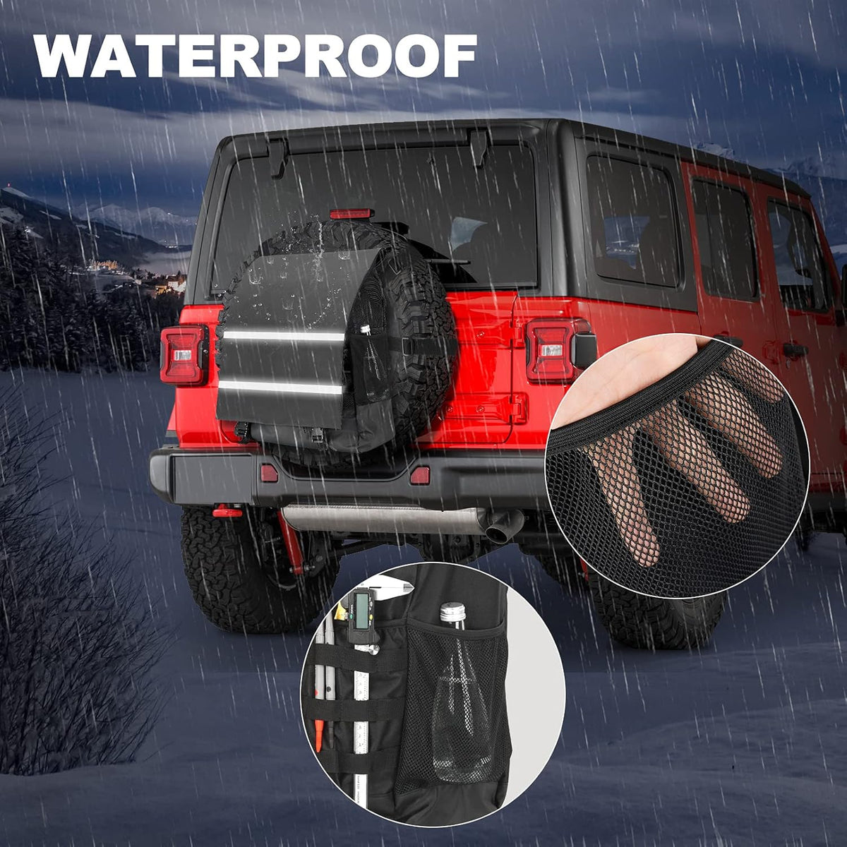 Waterproof Large Capacity Trash Bag for SUV RV Jeep Wrangler S757