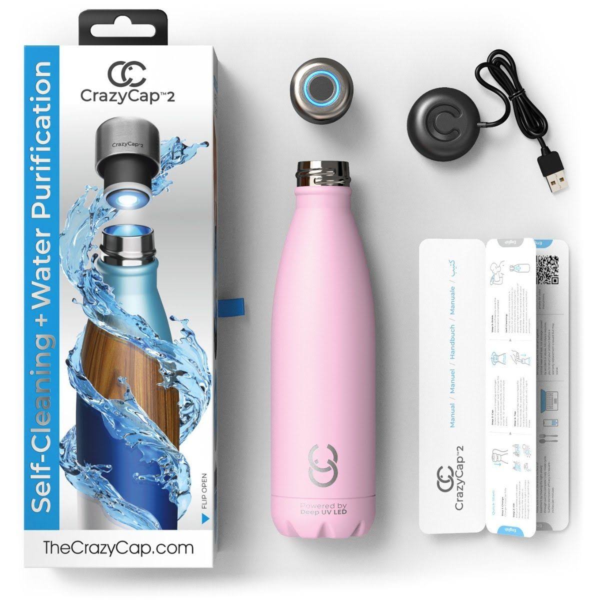 25oz Water Bottle Black Stone C422