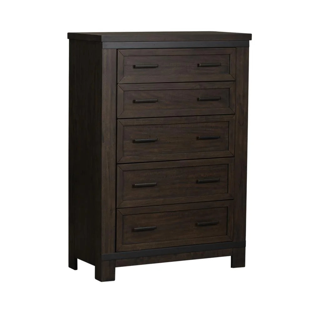 Dark Gray 5 Drawer Chest I95201