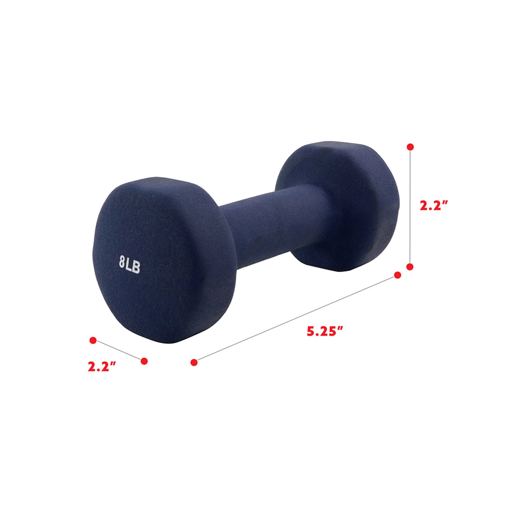 Neoprene Dumbbells 5 lbs Set of 2 O522