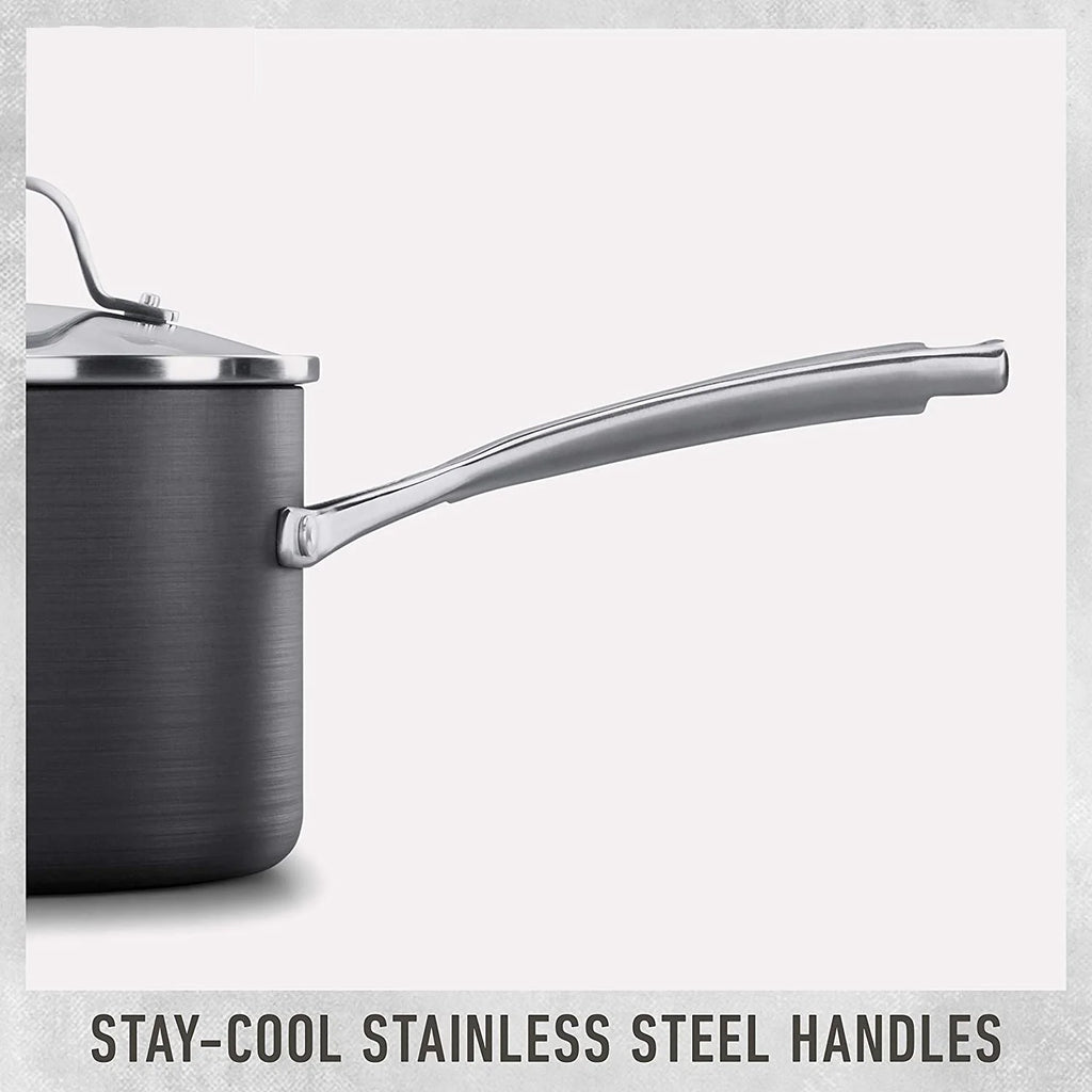 Hard-Anodized Nonstick Sauté Pan with Cover, 5-Quart P1866
