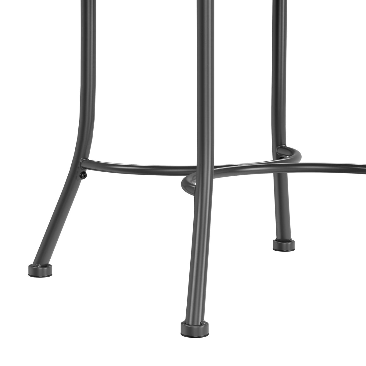 Chrome Metal Vanity Stool C683