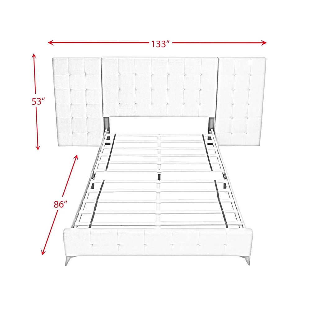 King Bed with 2 Nightstands Q749952