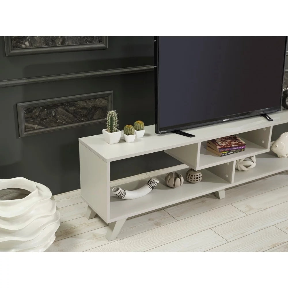Mid Century Modern 67 inch Grey Tv Stand A444
