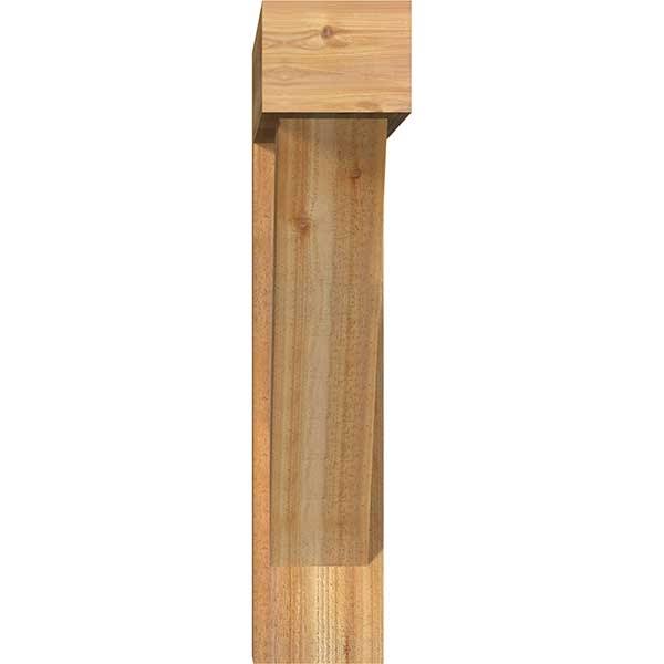 Traditional Block Rough Sawn Bracket with Offset Brace M527676