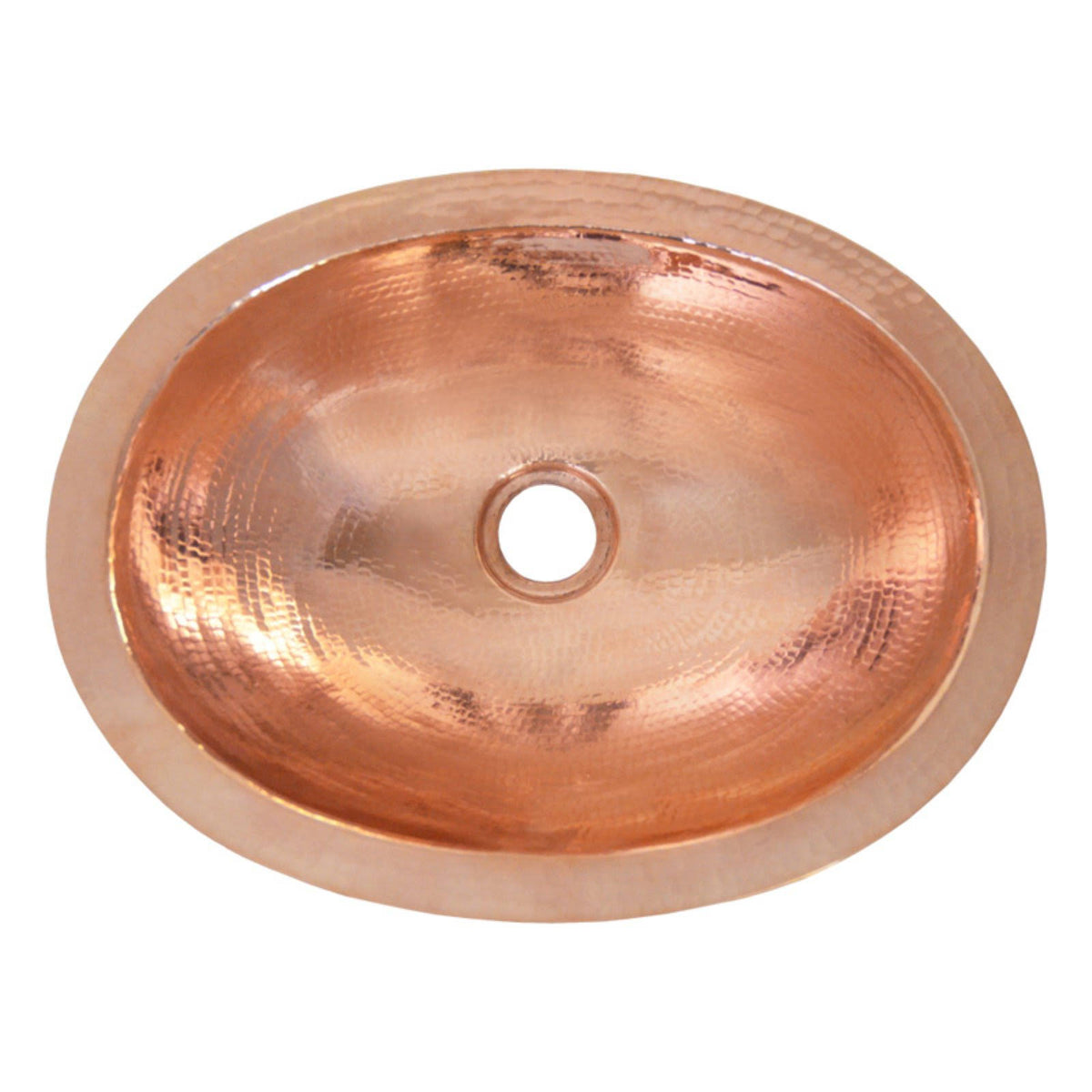 Polished Copper Bathroom Sink J7699