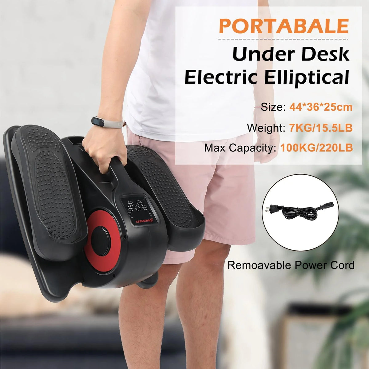Electric Under Desk Elliptical Cycle Q787