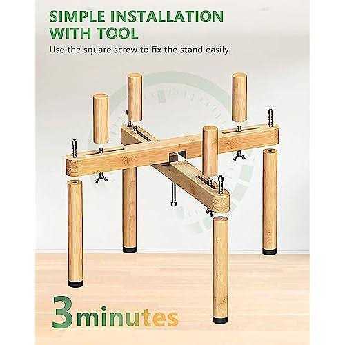 Adjustable Elevated Dog Bowl Stand M35316