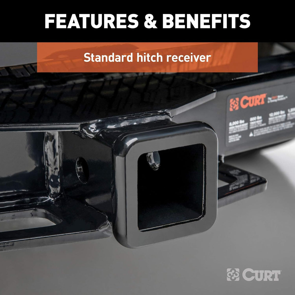 Class 3 Trailer Hitch, 2-Inch Receiver E160