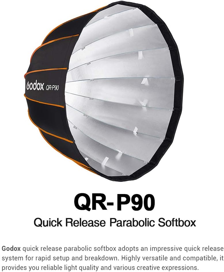 Parabolic Softbox with Front and Inner Diffuser and Carrying Bag I130
