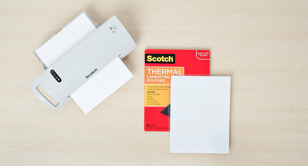 Thermal Laminating Pouches, 8.9 x 11.4-Inches, 3 Mil Thick, 200-Pack, Clear J35364