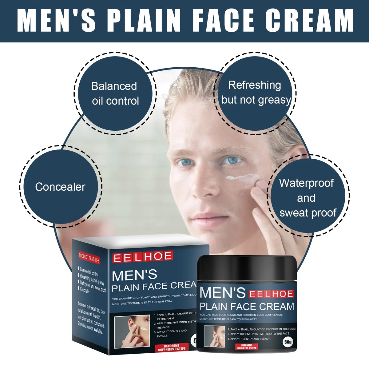 3 Pack Mens Liquid Foundation L444