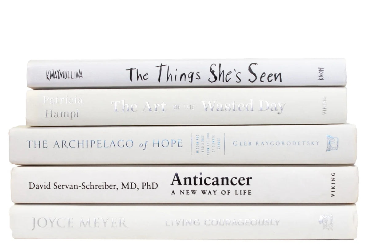 White Decorative Books P522