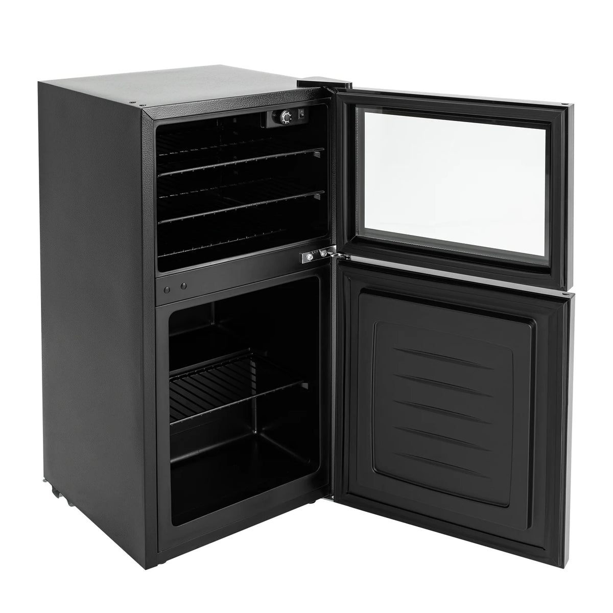 34 Inch Dual Zone Wine Cooler Beverage Refrigerator U119809