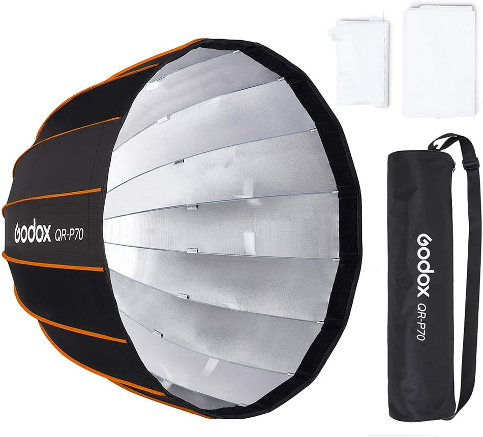 Parabolic Softbox with Front and Inner Diffuser and Carrying Bag I130