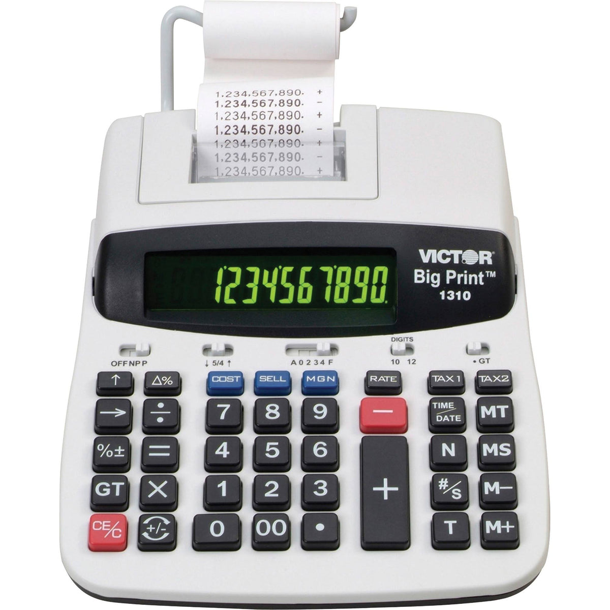 Victor 1310 Big Print Commercial Thermal Printing Calculator T49402