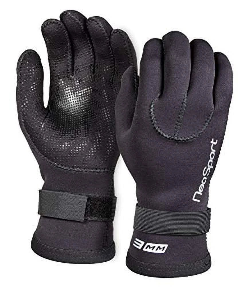 Black XX-Large Neoprene Five Finger Glove Z8987