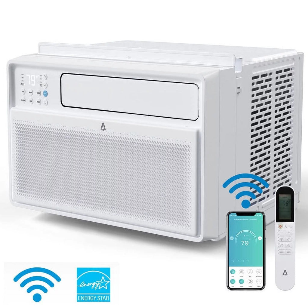 White 6,000 BTU Window-Mounted Air Conditioner P980