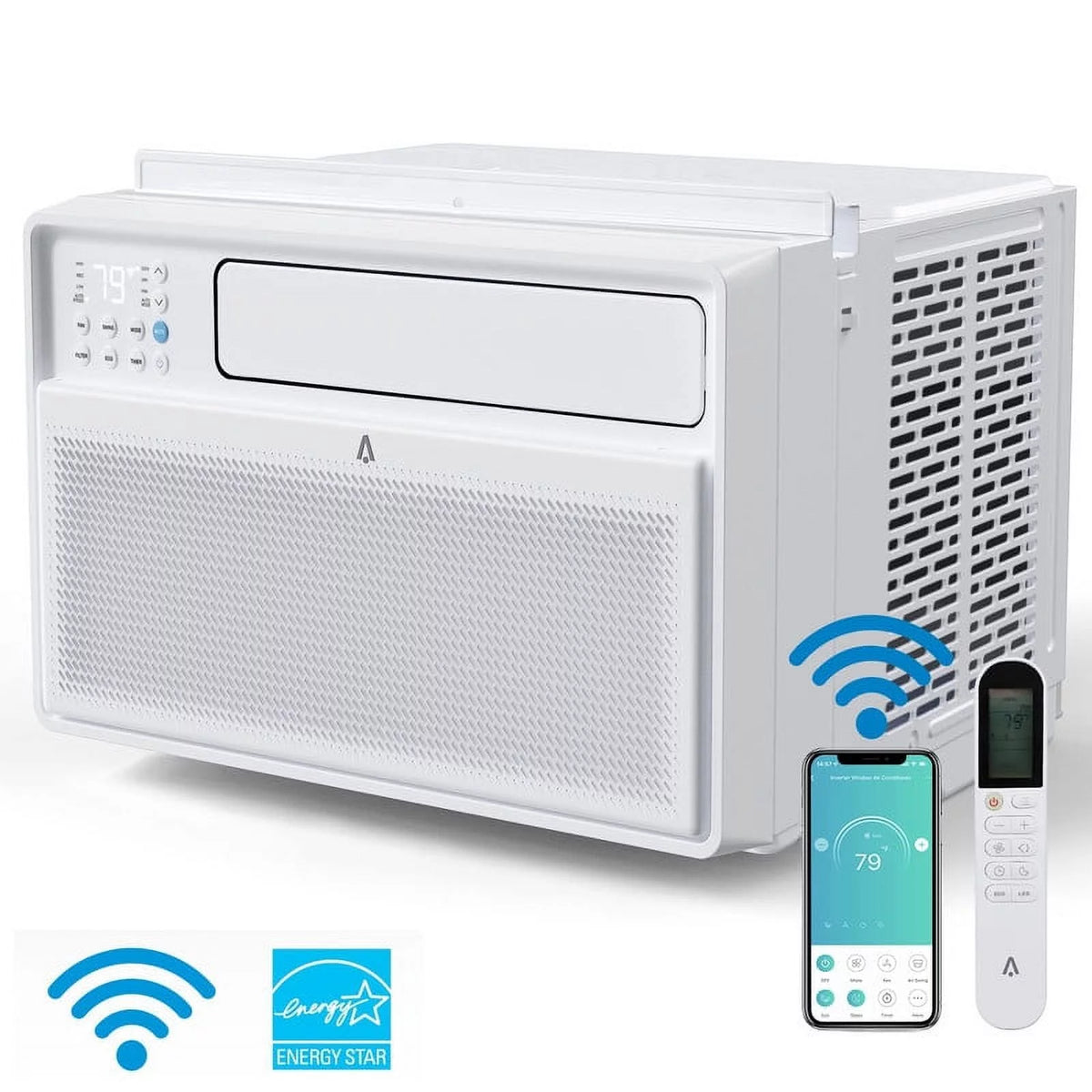 White 6,000 BTU Window-Mounted Air Conditioner P980