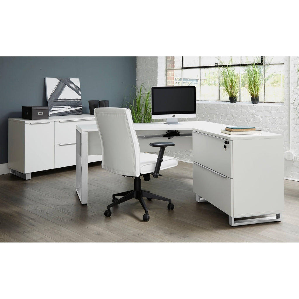 Crescent Desk 63x24/32 Inches in Espresso Q369033