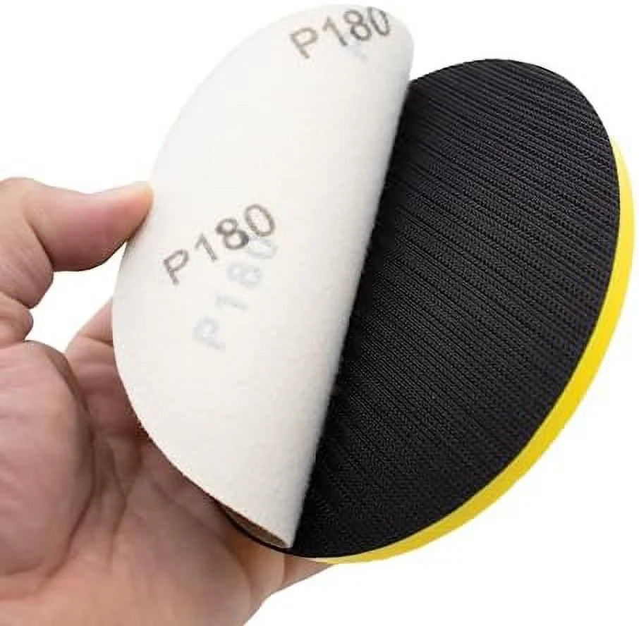 6 Inch Round & Mouse Hand Sanding Block Kit, 5 PCS R125