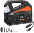 Car Tire Inflator Portable Air Compressor with Pressure Gauge, Pack of 2 I4403