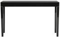 Black Mid Century Console Table P525