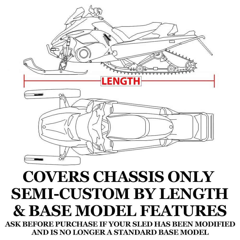 Trailerable 600 Denier Snowmobile Cover O134209