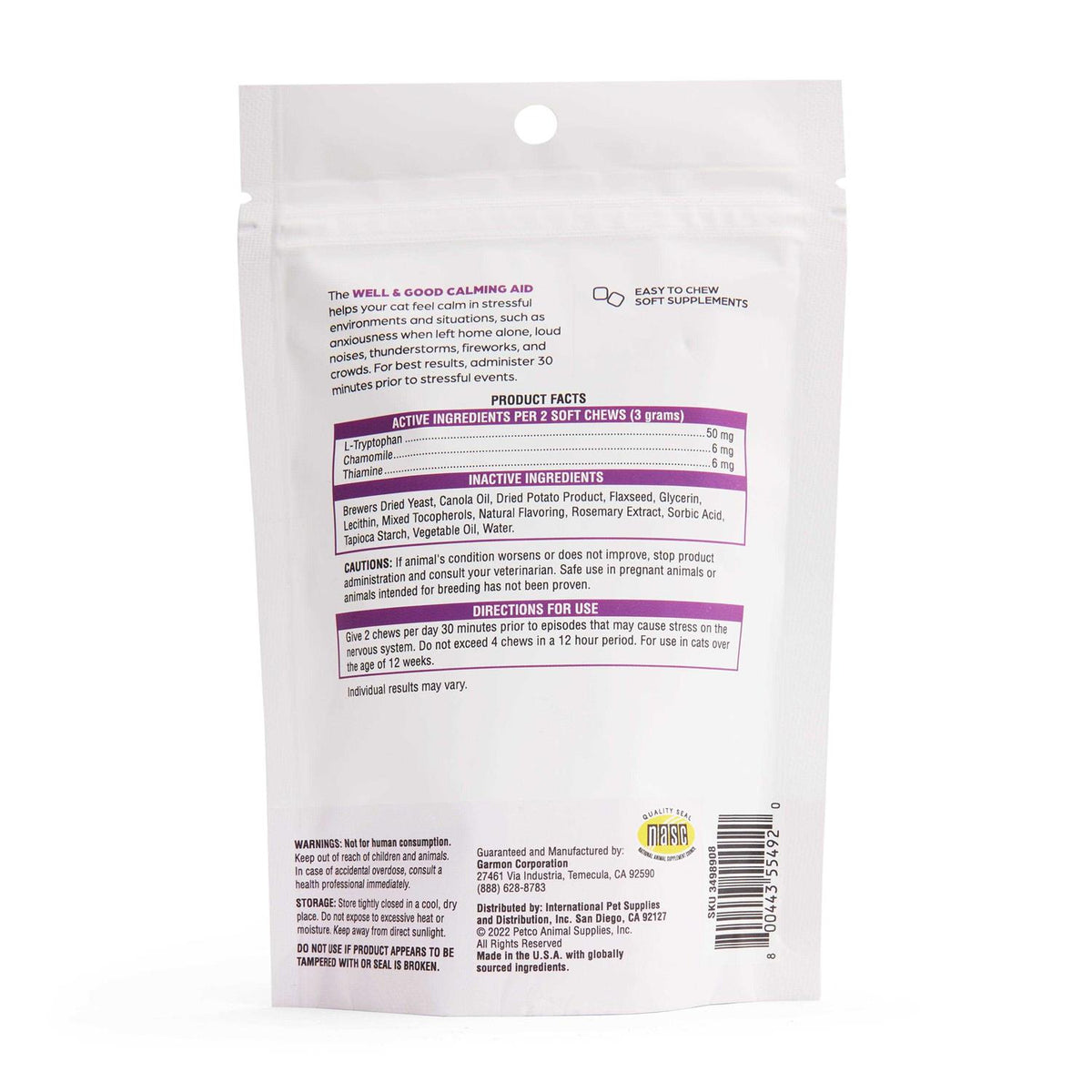 Calming Cat Soft Chews M33740