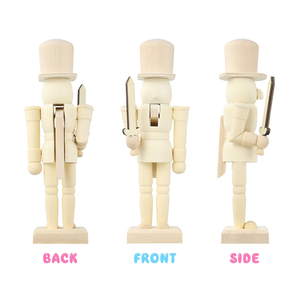 Unfinished Wooden Nutcracker Doll Q9947