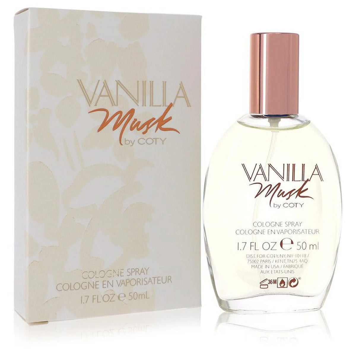 Vanilla Musk Cologne Spray 1.7 oz Pack of 3 S56103