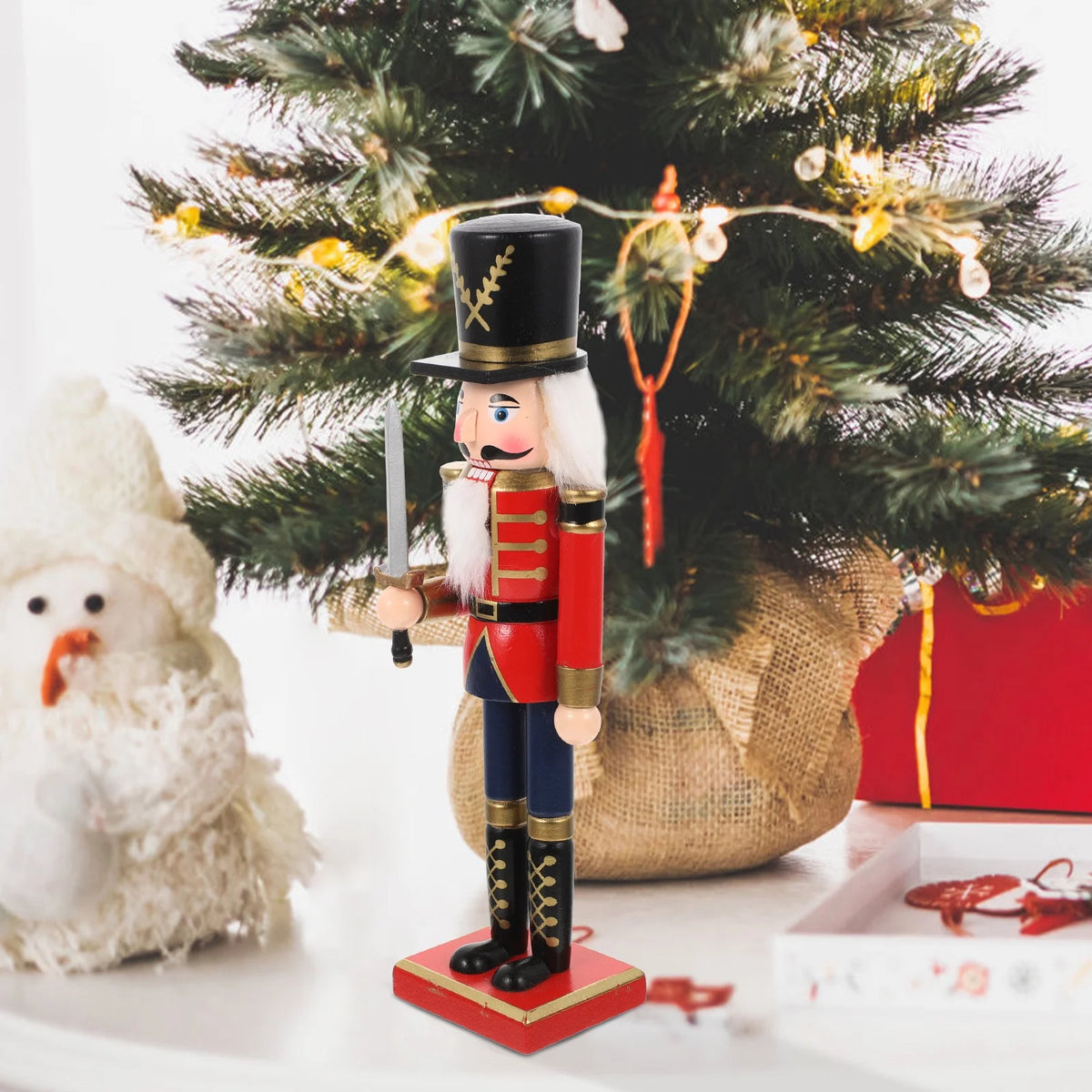Wooden Christmas Nutcracker Doll Ornament P811528