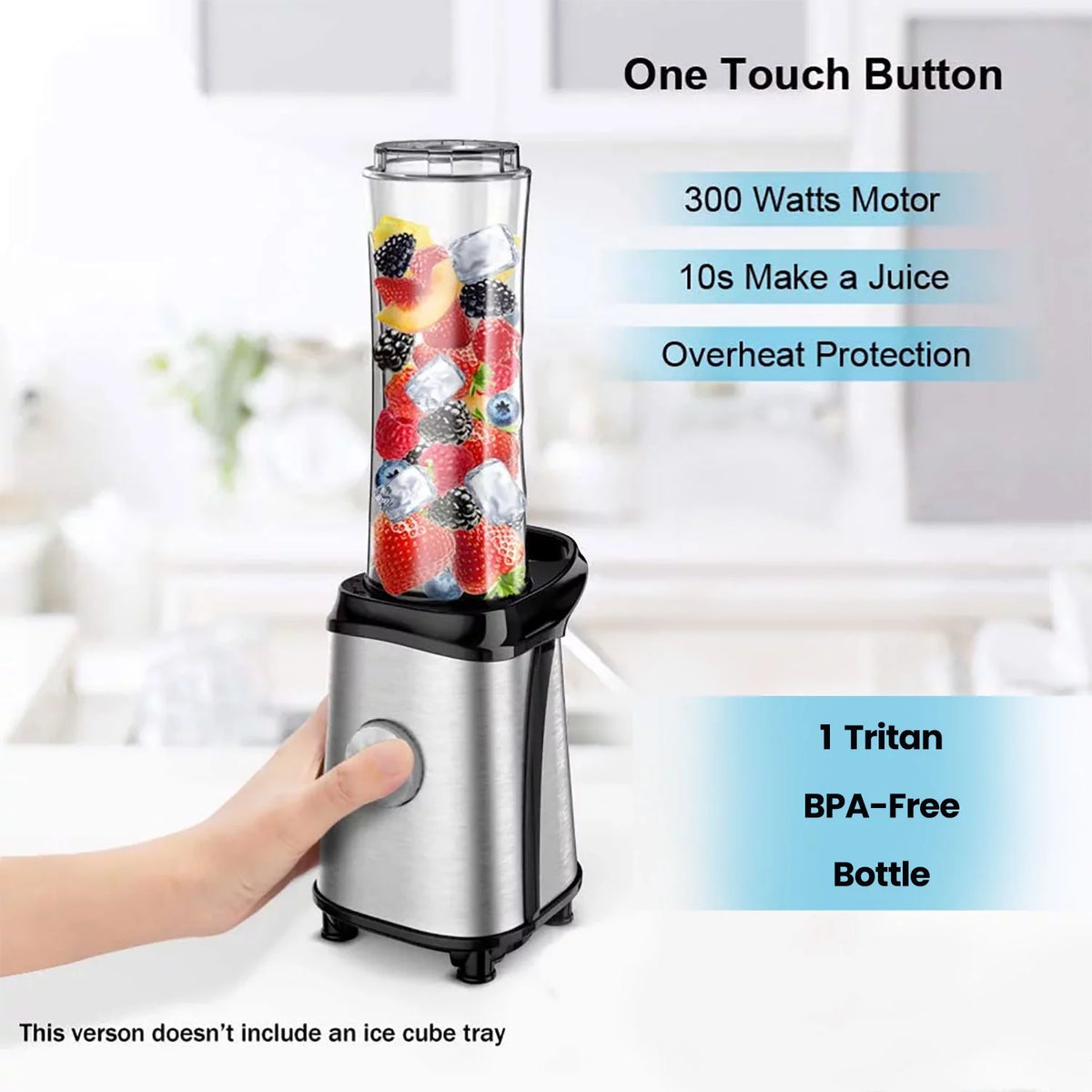 Single Serve Blender with 20Oz BPA-Free Cup A8616