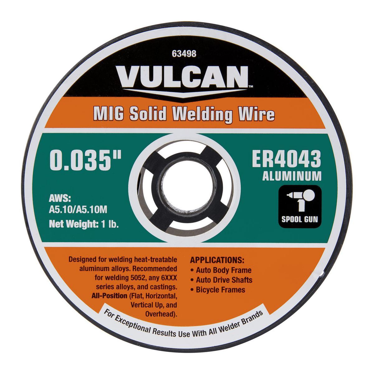 0.035 in. ER4043 MIG Solid Welding Wire 1 lb. Roll S676