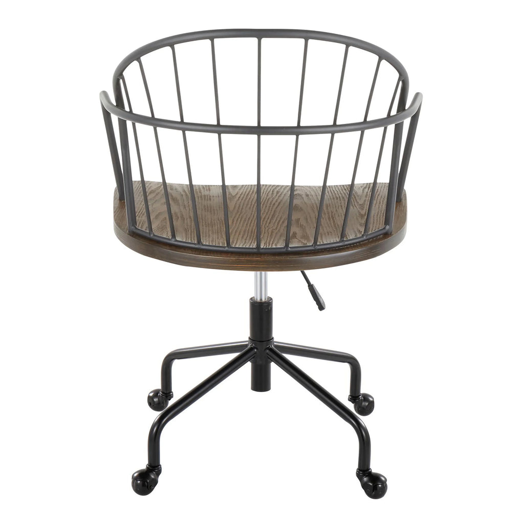 Adjustable Farmhouse Office Chair Y1637