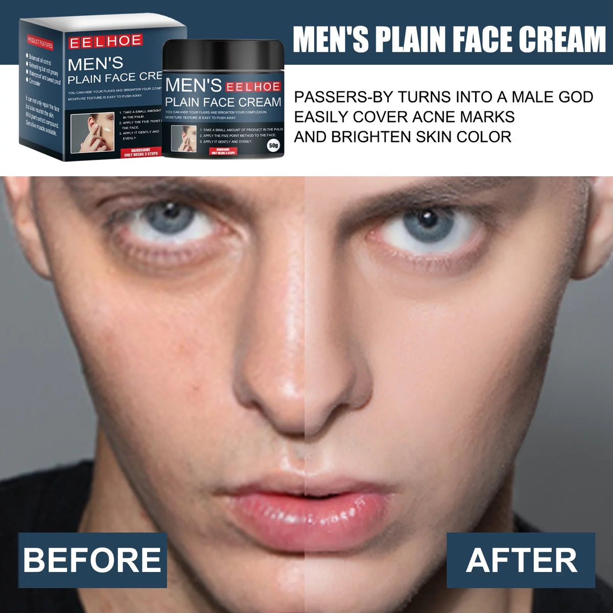 3 Pack Mens Liquid Foundation L444