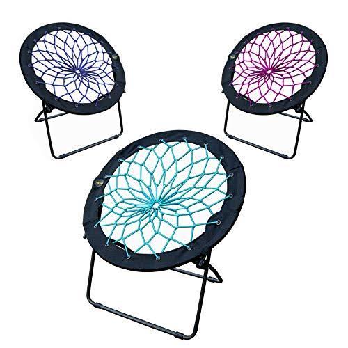 Teal Plum Indigo Bungee Dish Chairs, Pack of 3 M633