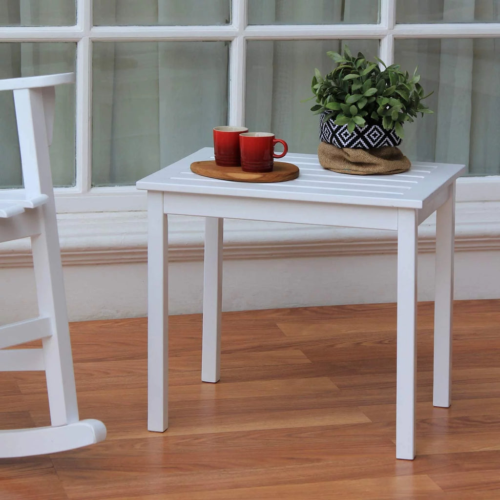 Wooden Square Side Table A215
